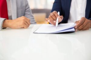 NDA agreement signing